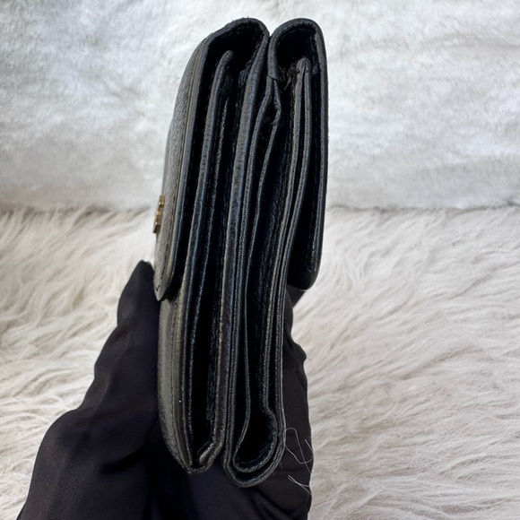 Chanel Vintage Trifold Wallet in Black - Picture 8 of 17